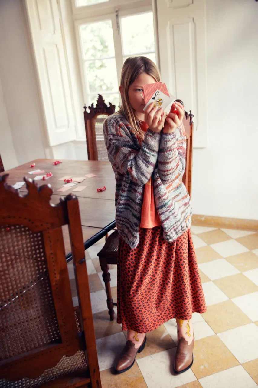 Piupiuchick Knitted cardigan Multicolor grey