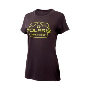 Polaris Adventure Short Sleeve T-Shirt Black Frost