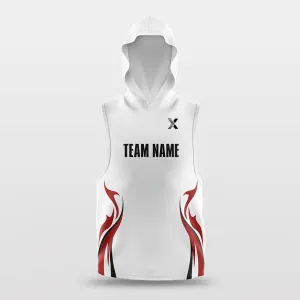 Pure Fire - Customized Basketball Sleeveless Hoodies