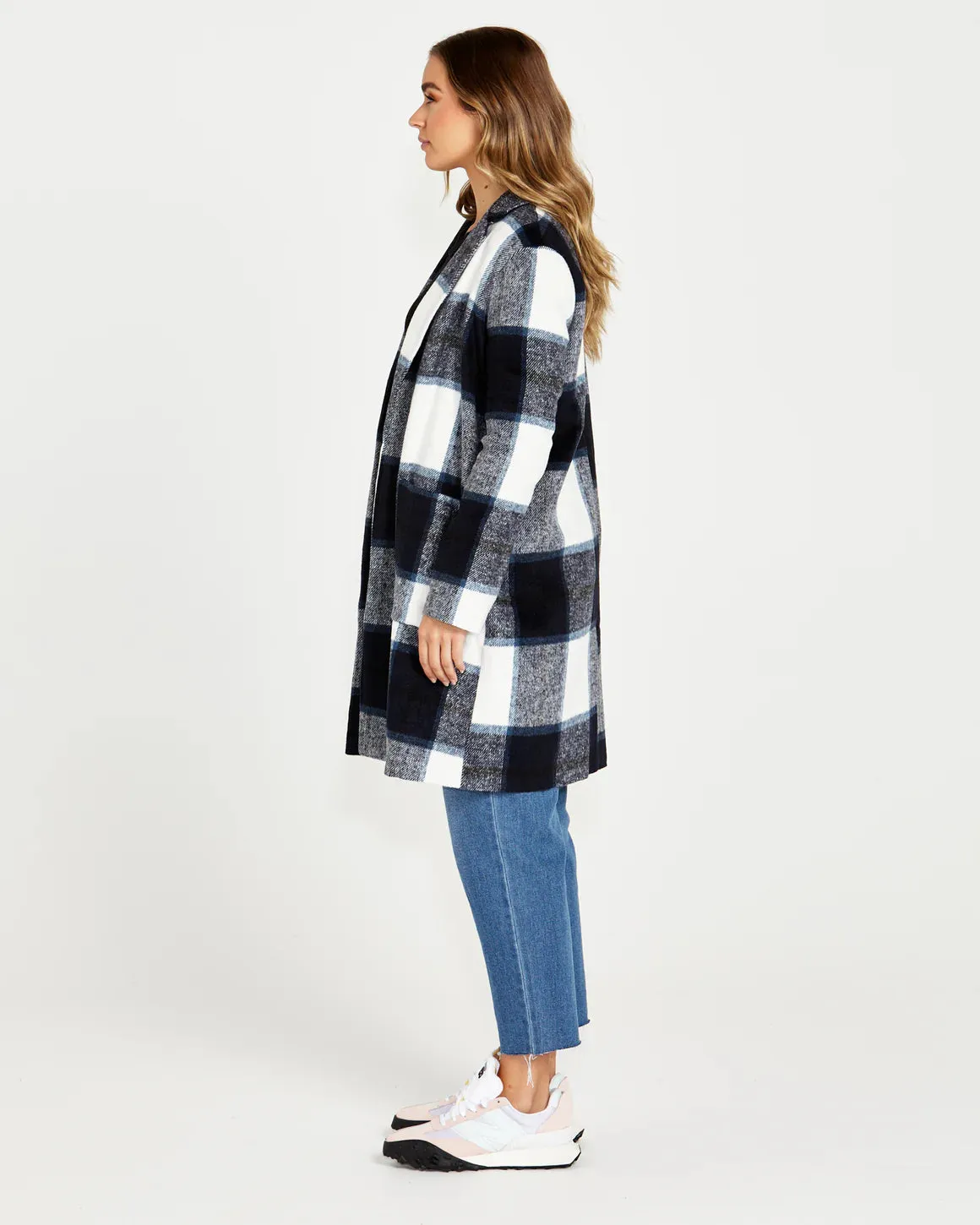 SASS JODI CHECK COAT -- WAS $124.99 ...NOW....