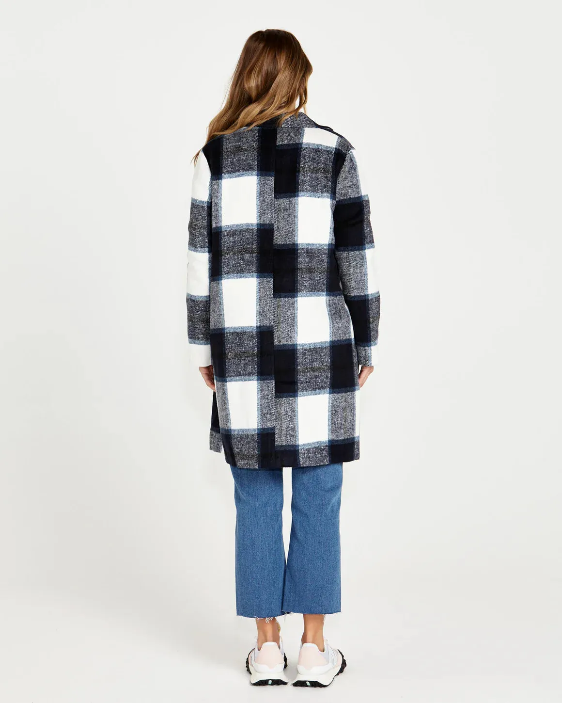 SASS JODI CHECK COAT -- WAS $124.99 ...NOW....