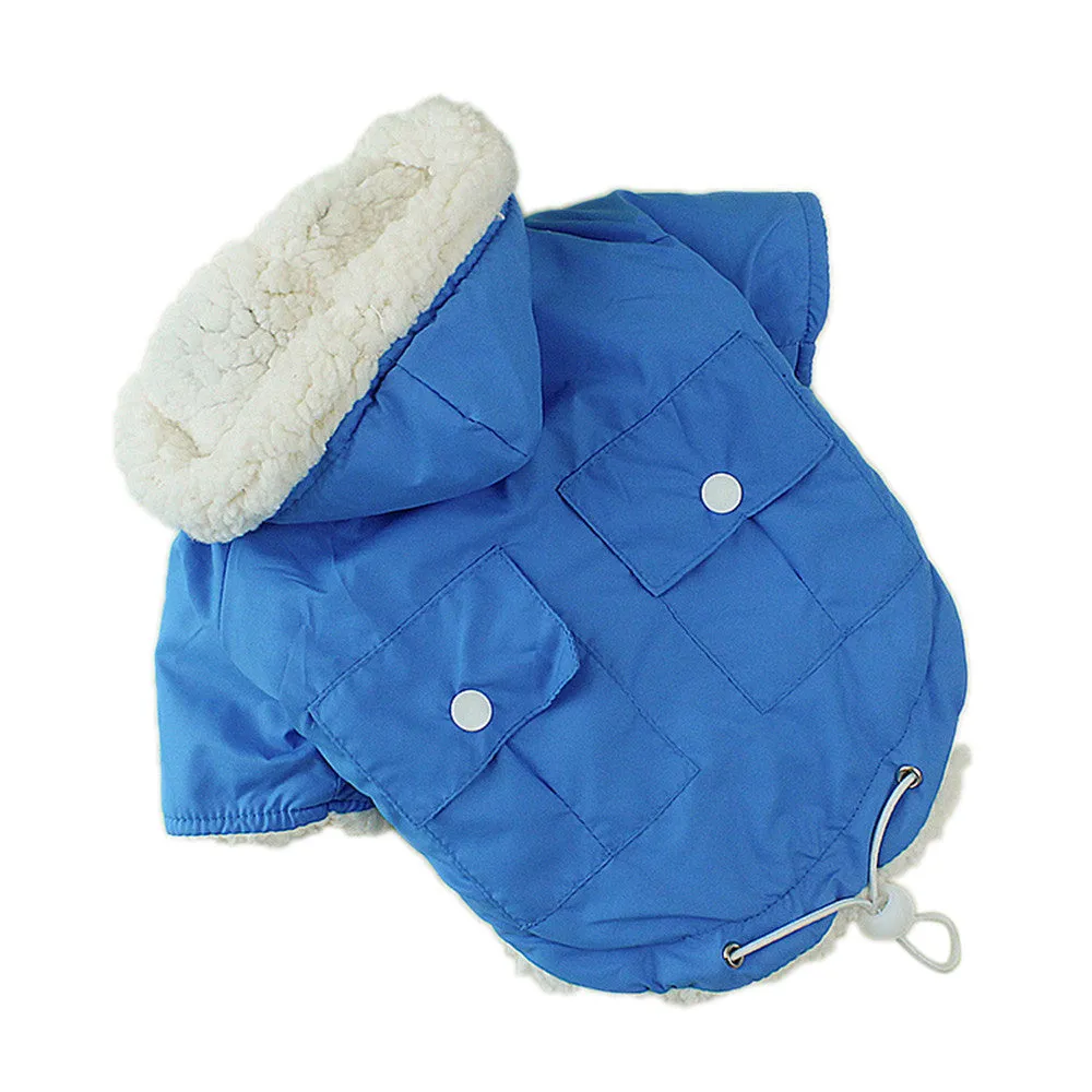 Sidiou Group Pet Dog Hoodie Puppy Hoodies with Dual Pockets Soft Coat Jacket Colthing