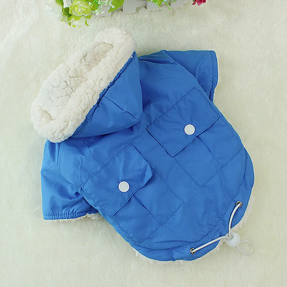Sidiou Group Pet Dog Hoodie Puppy Hoodies with Dual Pockets Soft Coat Jacket Colthing