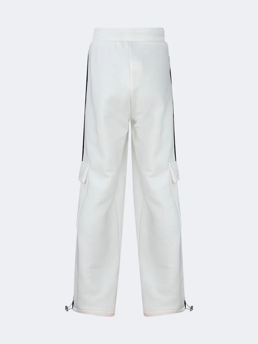 Top Ten Casual Kids-Girls Lifestyle Cargo Pant White/Black