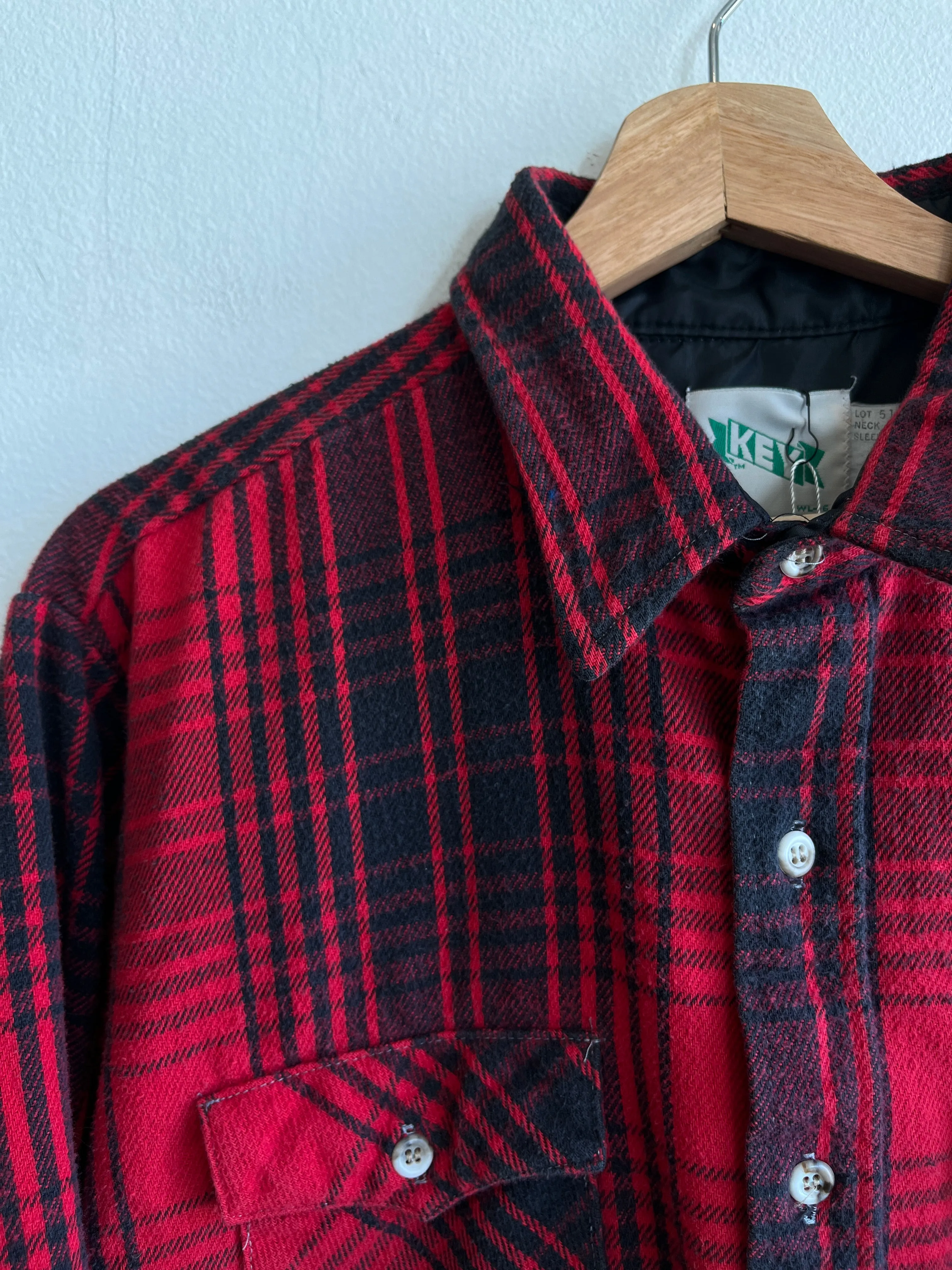 Vintage 1970/80s Key Cotton Flannel Shirt