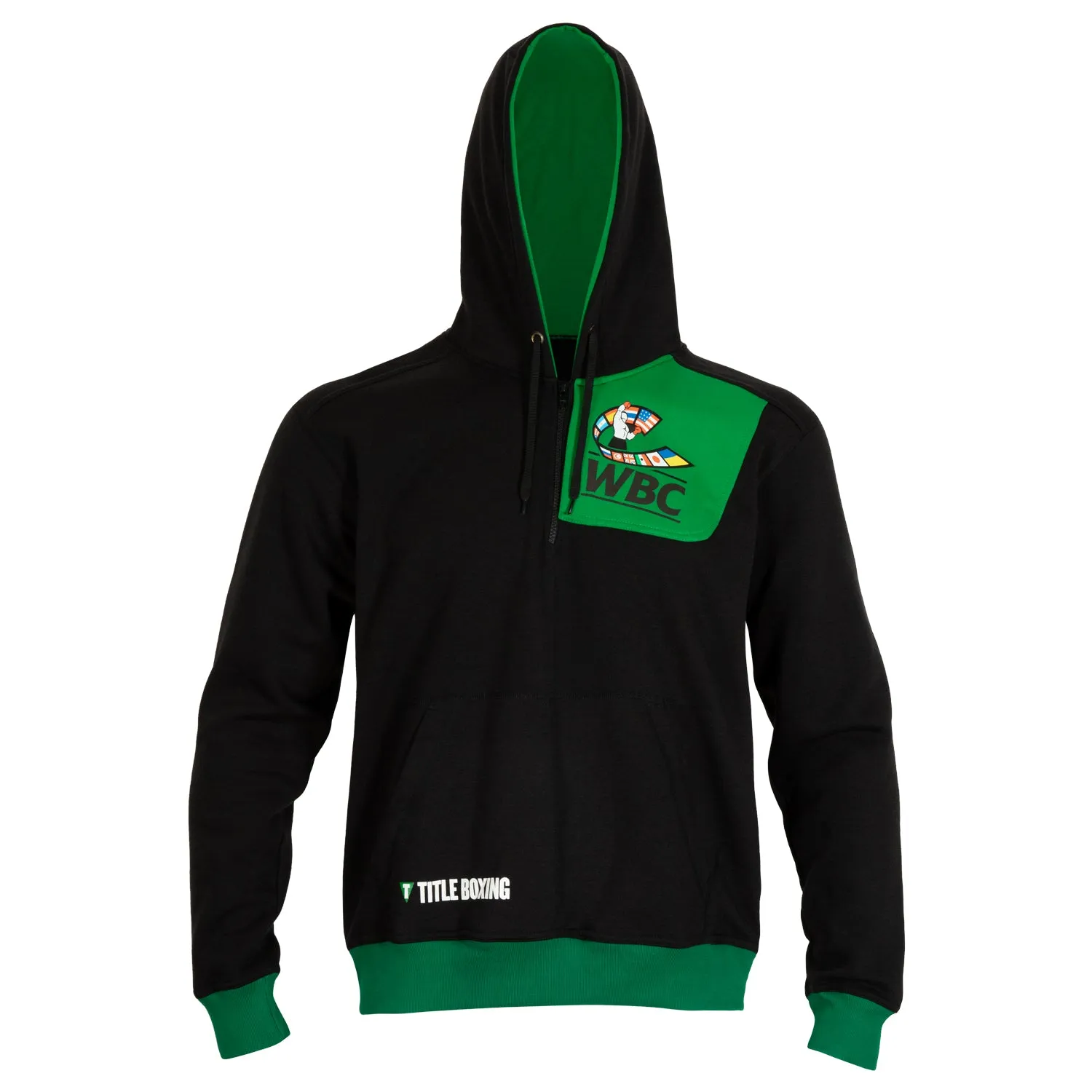 WBC by TITLE Boxing Quarter Zip Hooded Sweatshirt