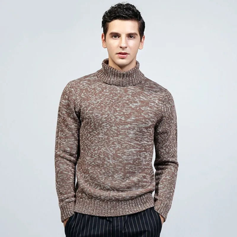 West Louis Turtle Neck Thick Acrylic Sweater