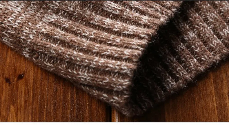 West Louis Turtle Neck Thick Acrylic Sweater