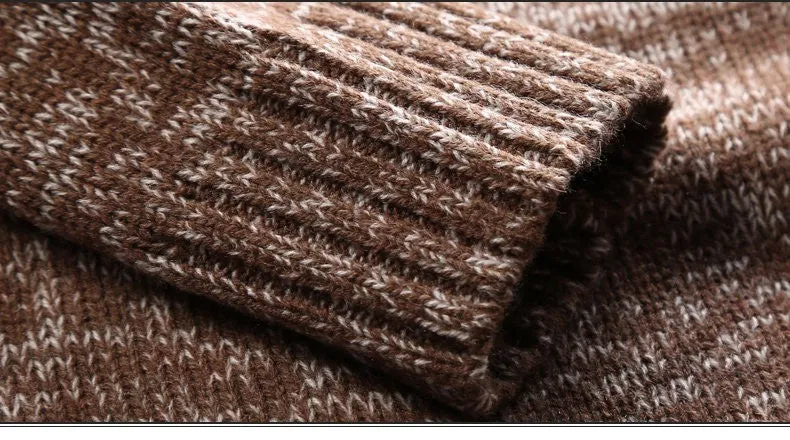 West Louis Turtle Neck Thick Acrylic Sweater