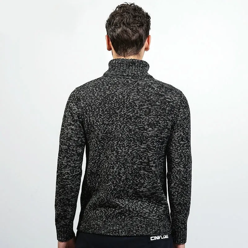 West Louis Turtle Neck Thick Acrylic Sweater