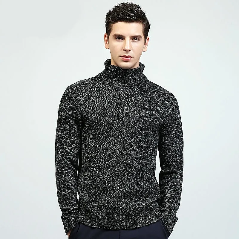 West Louis Turtle Neck Thick Acrylic Sweater