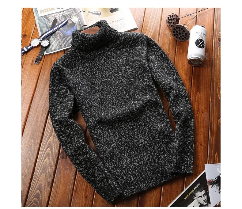 West Louis Turtle Neck Thick Acrylic Sweater