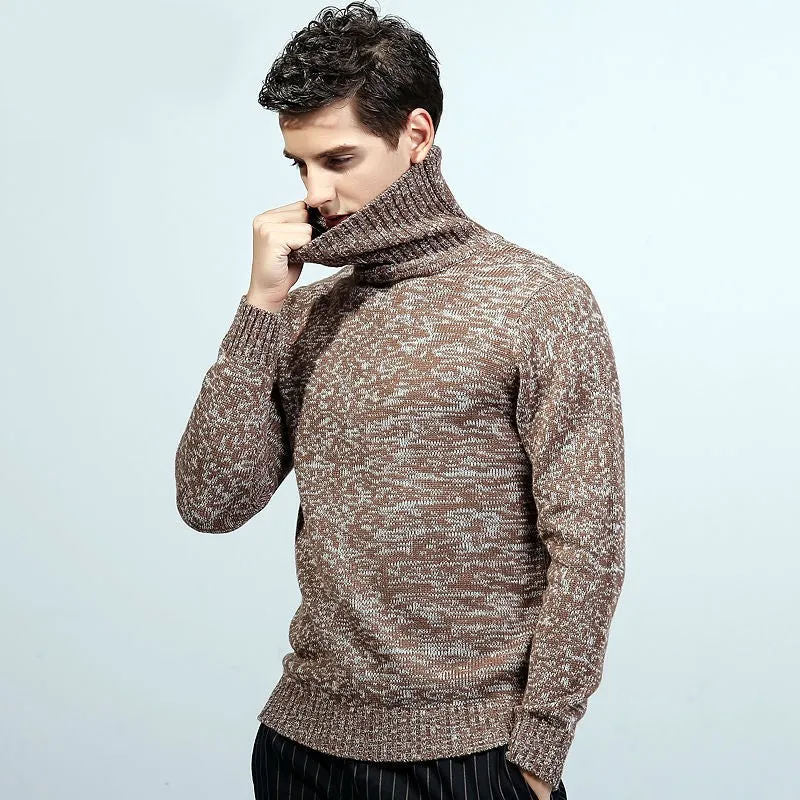 West Louis Turtle Neck Thick Acrylic Sweater