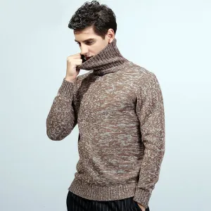 West Louis Turtle Neck Thick Acrylic Sweater