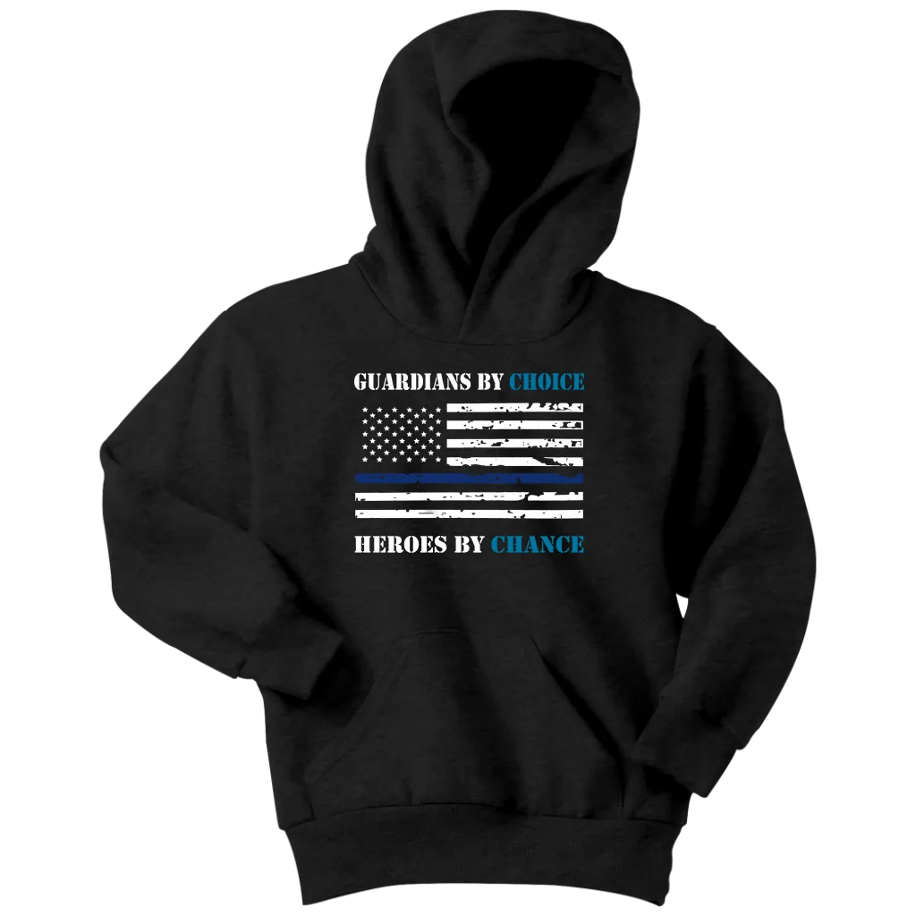 Youth "Guardians by choice, Heroes by chance" Hoodie - Kids