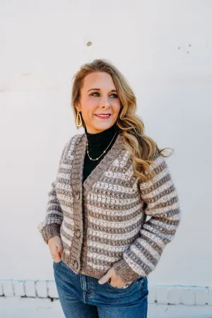 Z Supply: Este Metallic Stripe Cardigan ZW244223